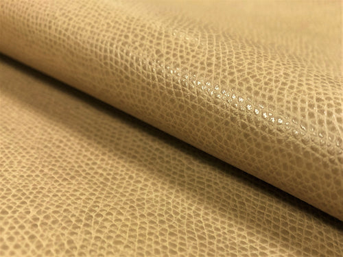 Heavy Duty Commercial Beige Faux Leather Upholstery Vinyl