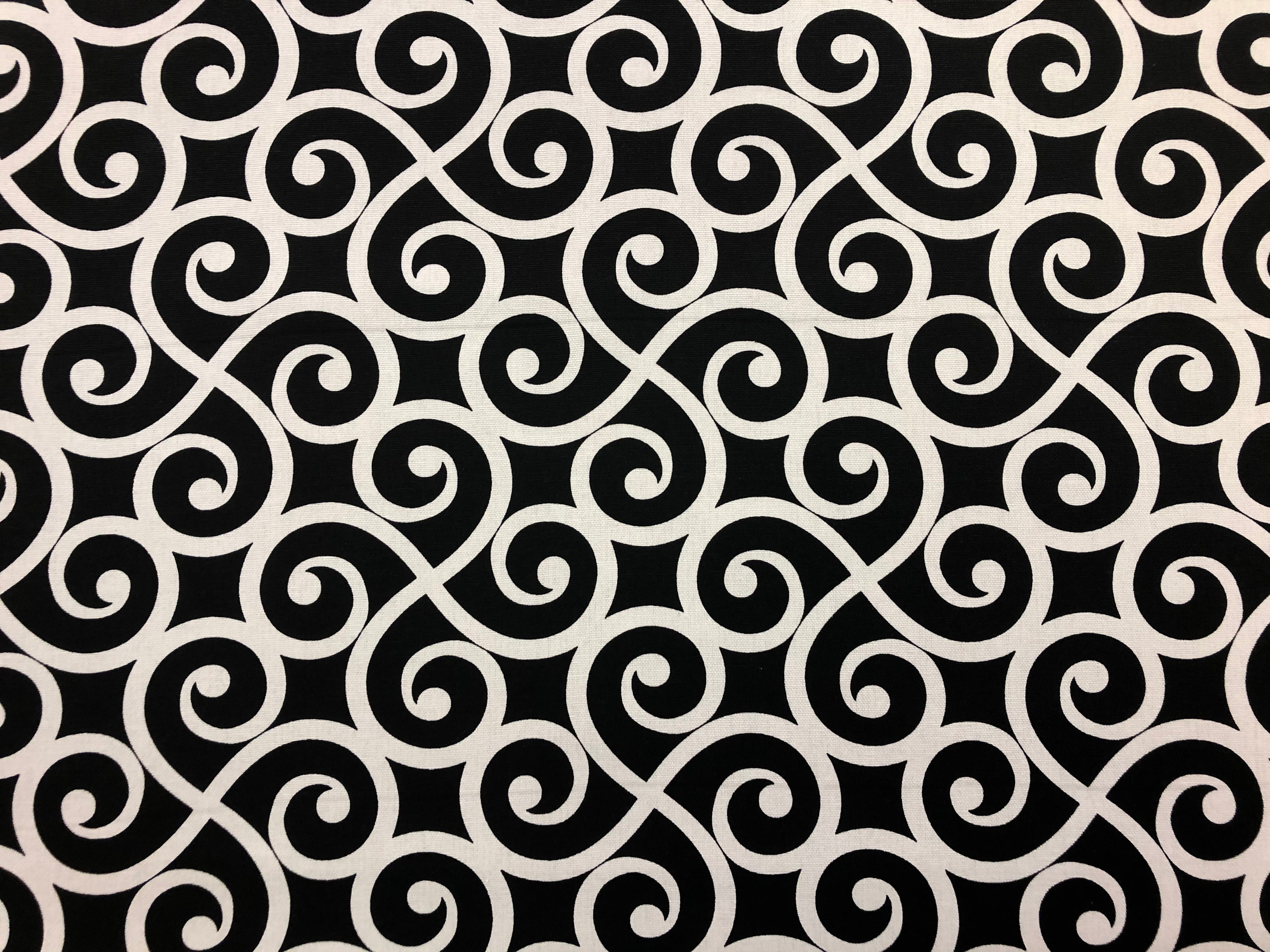 Mill Creek Black & White Uph Fabric, Fabric Bistro, Columbia