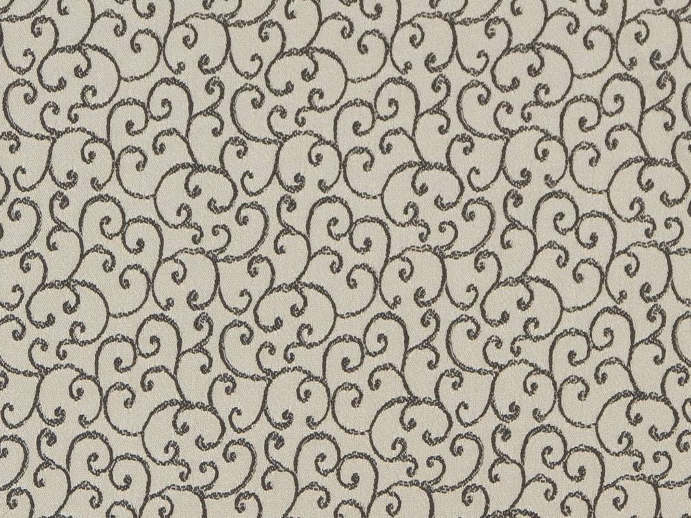 Silver Grey French Blue Swirl Upholstery Drapery Fabric