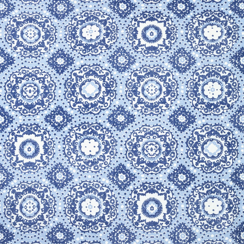 Lee Jofa Bayview Print Fabric / Capri