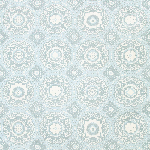 Lee Jofa Bayview Print Fabric / Aqua