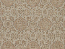 Load image into Gallery viewer, Grey Taupe Quartz Floral Moorish Medallion Upholstery Drapery Fabric