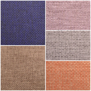 Water & Stain Resistant MCM Midnight Blue Brown Black Lavender Grey Rusty Orange Taupe Mid Century Modern Tweed Upholstery Fabric