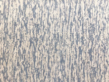 Load image into Gallery viewer, Scalamandre Sequoia Linen Print Sky Abstract Faux Bois Blue Ivory Drapery Fabric