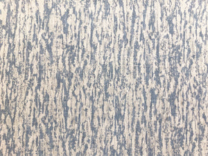 Ivory French Blue Black shops Abstract Drapery Fabric