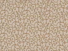 Load image into Gallery viewer, Champagne Beige Swirl Upholstery Drapery Fabric