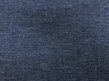 Load image into Gallery viewer, Designer Water &amp; Stain Resistant Navy Blue White Chenille Upholstery Fabric