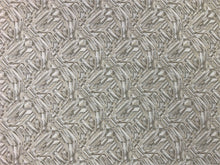 Load image into Gallery viewer, Designer Abstract Beige Taupe Woven Upholstery Drapery Fabric