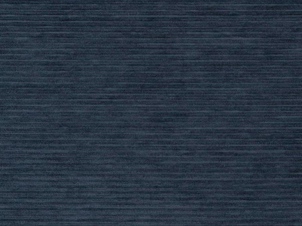 Crypton Water & Stain Resistant Nautical Chenille Stripe Navy Blue Upholstery Fabric