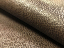 Load image into Gallery viewer, Designer Espresso Brown Animal Skin Faux Leather Upholstery Vinyl