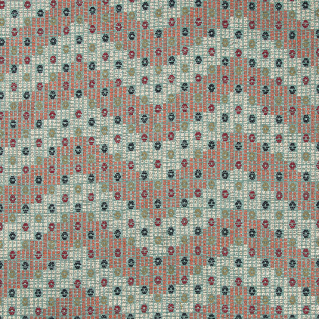 Lee Jofa Addis Ababa Fabric / Aqua/Multi
