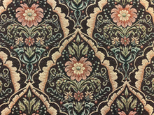 Load image into Gallery viewer, Kravet Palma Tapestry Persimmon Water &amp; Stain Resistant Brown Green Beige Coral Upholstery Fabric