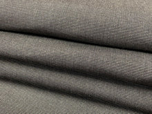 Load image into Gallery viewer, Sunbrella Canvas Coal 5489-0000 Black Grey Stripe Upholstery Drapery Fabric