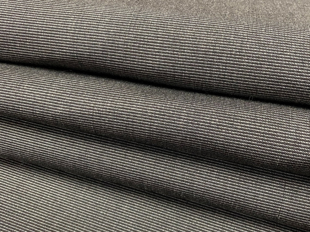 Sunbrella Canvas Coal 5489-0000 Black Grey Stripe Upholstery Drapery Fabric