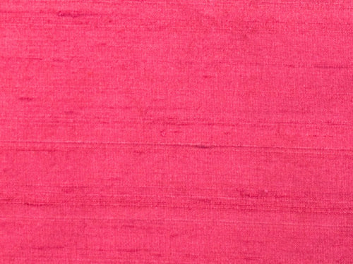 Hot Pink Fuchsia Pure Silk Upholstery Drapery Fabric