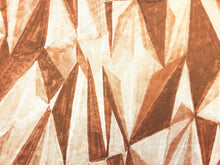 Load image into Gallery viewer, Kelly Wreastler Groundworks Covet Terracotta Abstract Rusty Brown Beige Linen Cotton Drapery Fabric WHS 5165