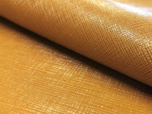 Load image into Gallery viewer, Ultraleather Linen Autumn 550-8228 Caramel Rusty Orange Faux Leather Textured Heavy Duty Upholstery Vinyl