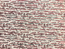 Load image into Gallery viewer, Designer Lavender Grey Mauve Burgundy Beige Textured Abstract Chenille Upholstery Drapery Fabric