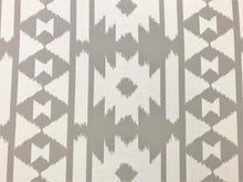 Load image into Gallery viewer, Pindler Flagstaff Bark Indoor Outdoor Water &amp; Stain Resistant Taupe Cream Southwestern Ikat Ethnic Upholstery Drapery Fabric