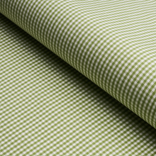 Load image into Gallery viewer, SCHUMACHER BARNET COTTON CHECK FABRIC 64638 / LEAF