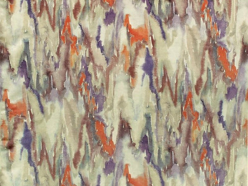 Heavy Duty Burnt Orange Beige on sale Abstract MCM Upholstery Drapery Fabric