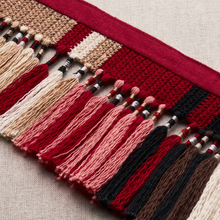 Load image into Gallery viewer, Schumacher El Morocco Handmade Tassel Trim 82520 / Warm Multi