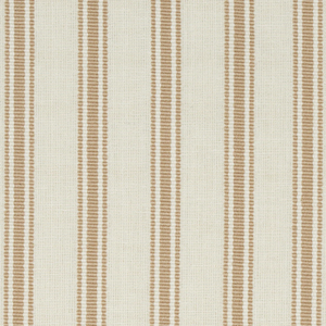 Schumacher Marquet Ticking Stripe Fabric 82202 / Sand