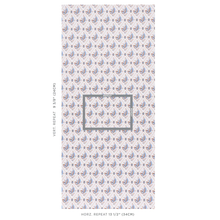 Load image into Gallery viewer, Schumacher Basile Trellis Wallpaper 5014232 / Delft &amp; Sepia