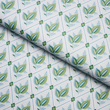Load image into Gallery viewer, Schumacher Basile Trellis Wallpaper 5014231 / Leaf &amp; Aqua