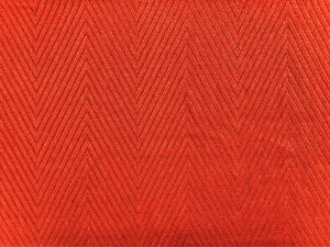 Kravet New Direction Vermillion Herringbone Chevron Geometric Orange Linen Cotton Drapery Upholstery Fabric