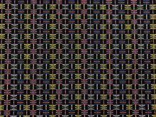 Load image into Gallery viewer, Woven Designer Black White Yellow Orange Purple Green Royal Blue MCM Geometric Abstract Upholstery Fabric