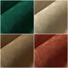 Load image into Gallery viewer, Heavy Duty Emerald Oat Taupe Burnt Orange Faux Suede Upholstery Drapery Fabric