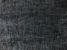 Load image into Gallery viewer, Designer Cotton Charcoal Grey Textured Chenille Upholstery Drapery Fabric