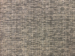 Designer Water & Stain Resistant Taupe Grey Cream Woven Textured Tweed MCM Upholstery Fabric