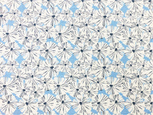 Load image into Gallery viewer, Waverly Forget Me Not Sky Blue Ivory Floral Abstract Botanical Upholstery Drapery Fabric