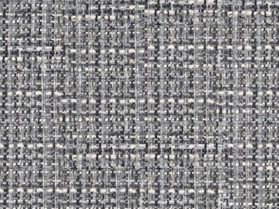 Water & Stain Resistant Grey Charcoal Black Cream MCM Tweed Upholstery Fabric