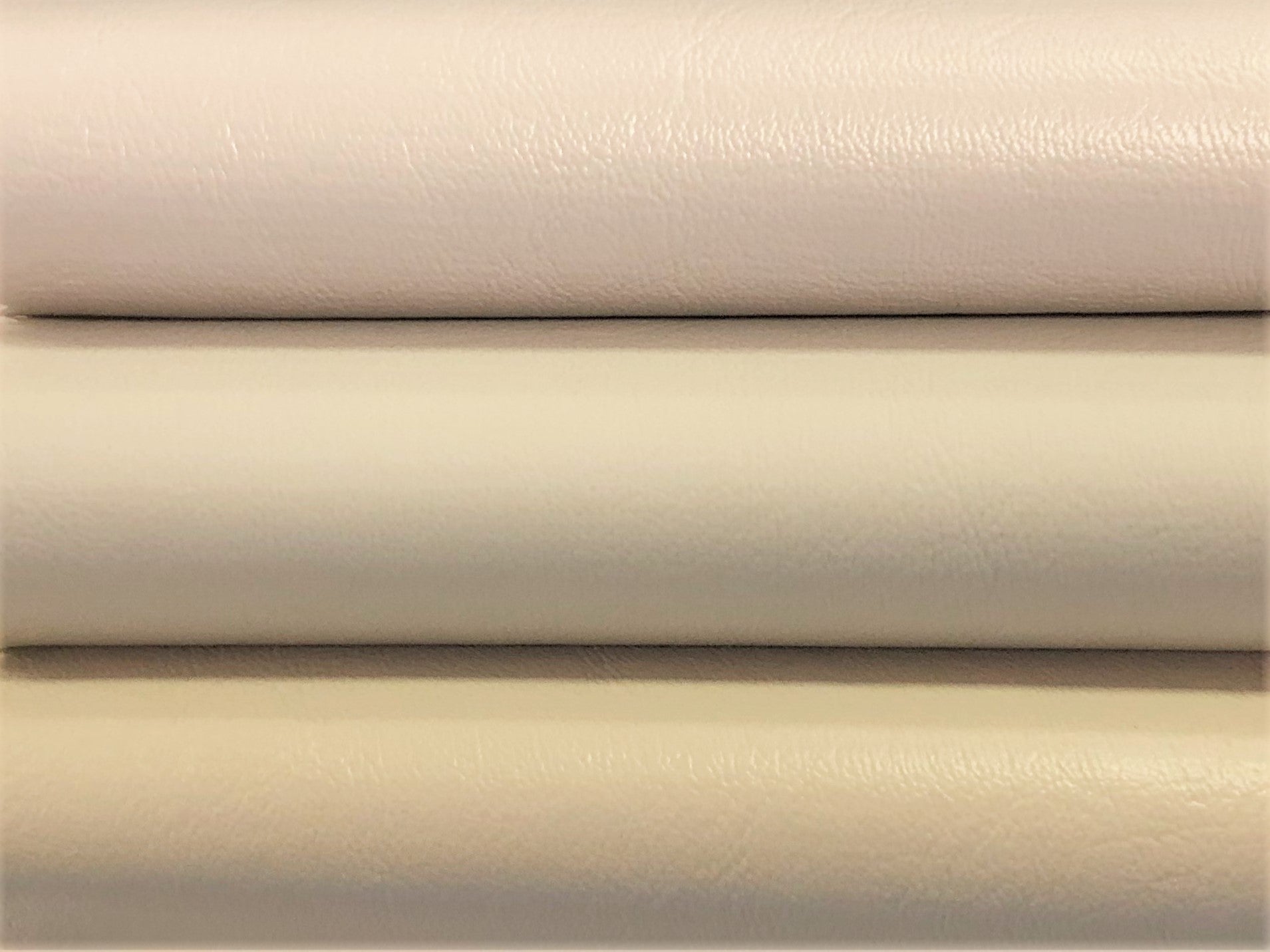 Pearlescent Beige Faux Leather Vinyl, Fabric Bistro