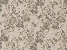 Load image into Gallery viewer, Heavy Duty Abstract Floral Tapestry Denim Blue Grey Off White Upholstery Fabric