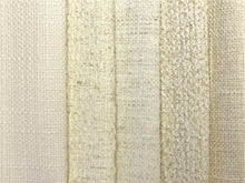 Load image into Gallery viewer, Crypton Stain Water Resistant Mid Century Modern Basketweave Tweed Chenille White Ivory Beige Upholstery Fabric RMCR II