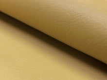 Load image into Gallery viewer, Designer Beige Cream Faux Leather Upholstery Vinyl