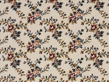 Load image into Gallery viewer, Heavy Duty Abstract Floral Tapestry Magenta Pink Dark Teal Olive Green Beige Upholstery Fabric