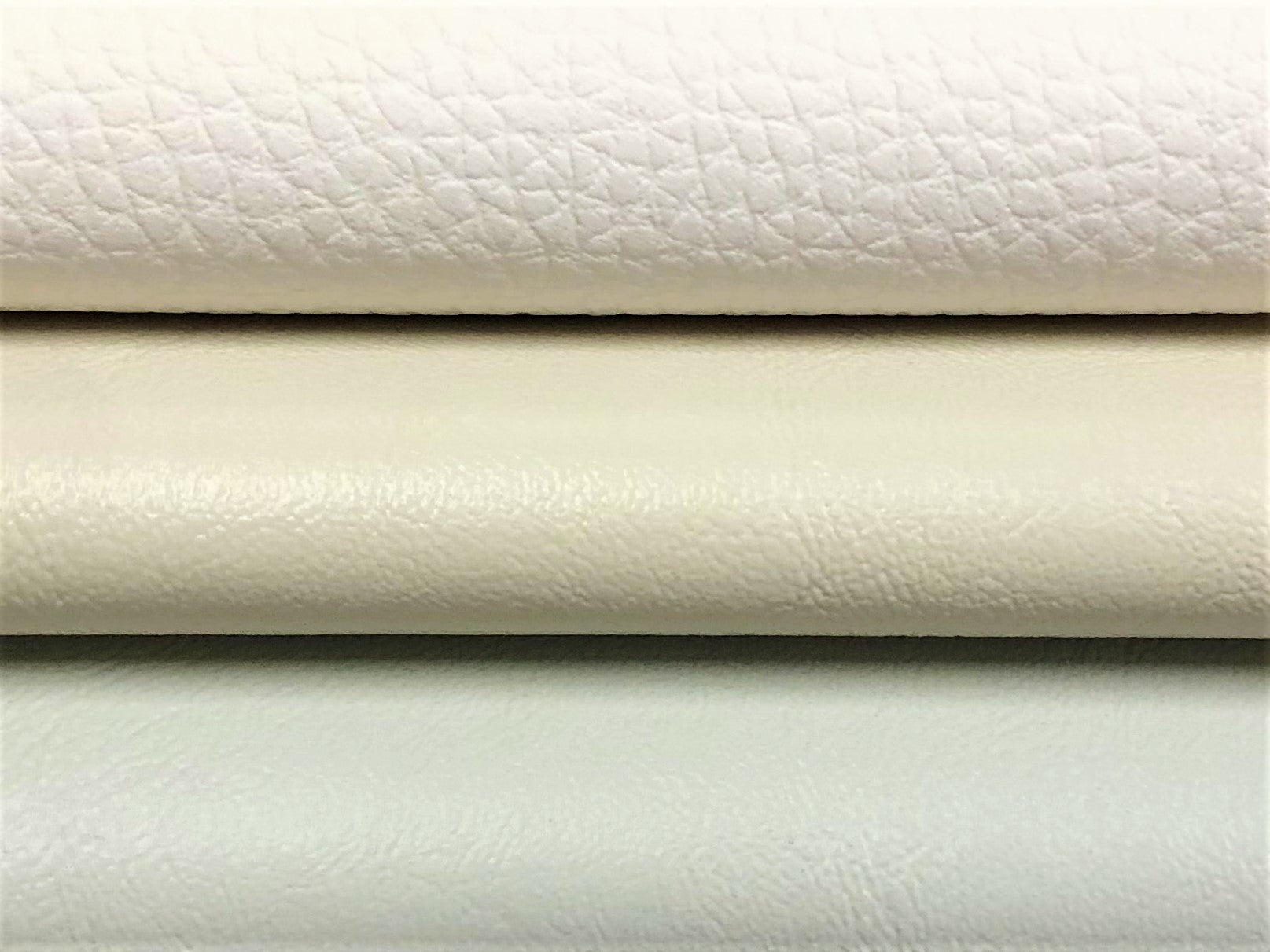 White Matte Faux Vegan Leather by The Yard Synthetic Pleather 0.9 mm  Fullgrain Look Calf Smooth Nappa 4 Yards 52 inch Wide x 144 inch Long Soft  Smooth
