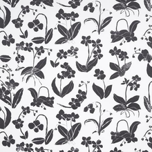 Load image into Gallery viewer, Schumacher Orchids Have Dreams Wallpaper 5014100 / Soft Black