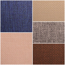 Load image into Gallery viewer, Water &amp; Stain Resistant MCM Navy Rose Quartz Buff Beige Charcoal Grey Black Brown Mid Century Modern Tweed Upholstery Fabric