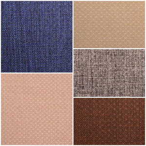 Water & Stain Resistant MCM Navy Rose Quartz Buff Beige Charcoal Grey Black Brown Mid Century Modern Tweed Upholstery Fabric