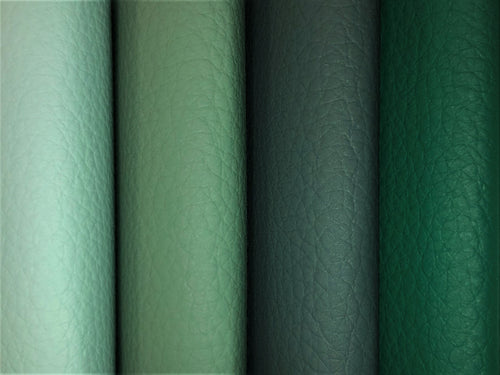 Heavy Duty Mint Sage Antique Teal Emerald Vegan Faux Leather Upholstery Vinyl