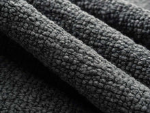 Load image into Gallery viewer, Designer Grey Wool Blend Italian Boucle Upholstery Fabric