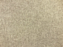 Load image into Gallery viewer, Designer Water &amp; Stain Resistant Faux Linen Textured Woven Taupe Neutral Mid Century Modern Upholstery Fabric