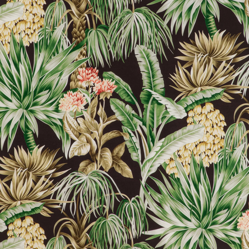 Lee Jofa Caluya Print Fabric / Espresso