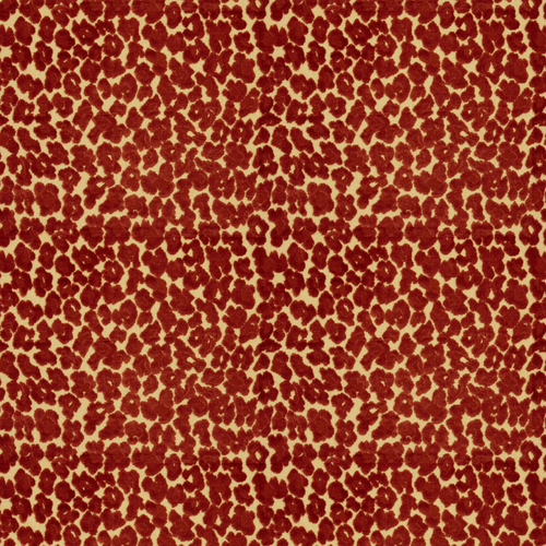 Lee Jofa Le Leopard Fabric / Garnet